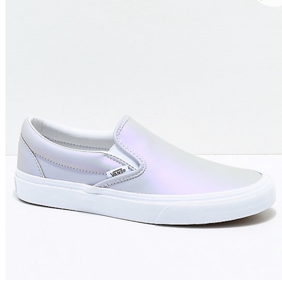 Restock NWT 5 Star VANS SlipOn Iridescent Metallic - Picture 3 of 8
